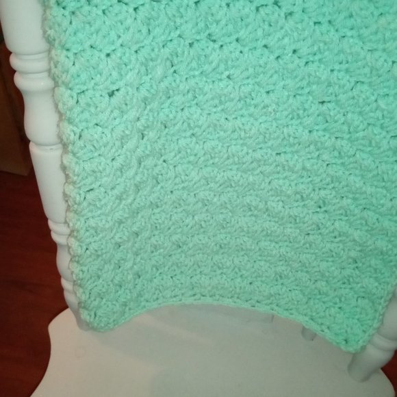 Handmade Crochet Baby Blanket - Picture 2 of 2